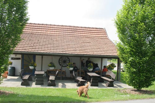 Der Kiosk im Hof